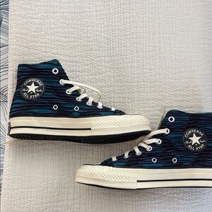 Converse Chuck Taylor All Star High Top Sneakers - Purple/Teal/Black. NWOT.